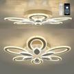 controlled led chandelier aurora double 120w 6f-app-660x105-white/white-220-ip20/uuo00003623 logo