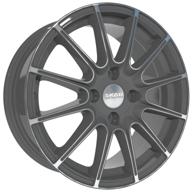 wheel rim skad le mans 7x16/5x114.3 d67.1 et45, black velvet logo