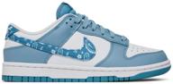 sneakers nike dunk low blue paisley, 39eu logo