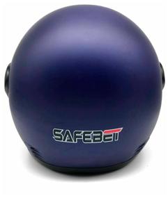 img 2 attached to Helmet SAFEBET 109 blue matt, size 57-59