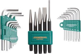 img 1 attached to Tool set JONNESWAY S04H524128S, 128 pcs, green