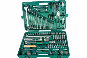 img 4 attached to Tool set JONNESWAY S04H524128S, 128 pcs, green