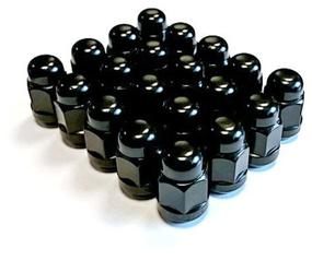 img 4 attached to Set of wheel nuts LS M12x1.25 (cone class 19) 20 pieces, matt black