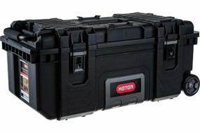 img 2 attached to KETER Gear Mobile Job Box (17210204), 72x35x31 cm, 28"" , black