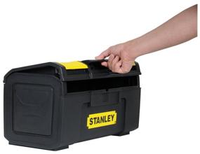 img 3 attached to Drawer with organizer STANLEY 1-79-216 Line Toolbox, 39.4x22x16.2 cm, 16"" , black