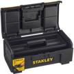 drawer with organizer stanley 1-79-216 line toolbox, 39.4x22x16.2 cm, 16"" , black logo