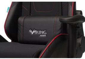 img 1 attached to Игровое кресло Zombie VIKING-4 AERO, обивка: искусственная кожа / текстиль, цвет: черный.