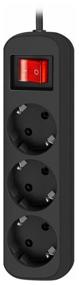 img 1 attached to Power strip Defender G330 (99334), 3 sockets, C/C, 10A / 2200 W black 3 m