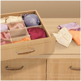 img 3 attached to VAL ORG-3 Universal drawer dividers, set of 3 pcs, 60x8 cm, DRAWER ORGANIZER, beige, pcs