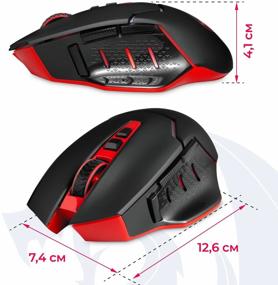 img 2 attached to Wireless mouse Redragon Mirage, black/red