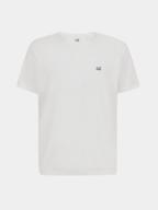 c. p. company 30/1 jersey small logo t-shirt, white, xl logo