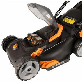 img 3 attached to Worx WG743E 4Ah battery lawnmower with battery and charger 40cm