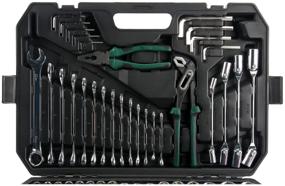 img 2 attached to DreamCar Technology Automotive Tool Set DC-000-0180300, 137 pcs, Black/Green