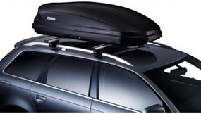 img 4 attached to Roof box THULE Pacific 200 M (410 л), антрацитовая аэроскин, двойное открывание
