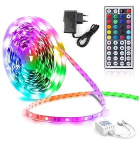 img 4 attached to Led strip RGB 5050 dimmable, IP67 with power supply and remote control 12V 5m (Color + white color)