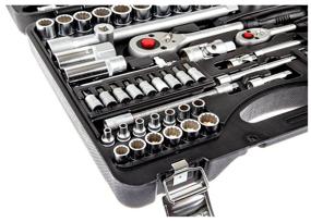 img 2 attached to FORCE 4821R-9 automotive tool set, 82 pcs, silver