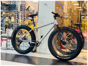 img 2 attached to Fatbike Time Try TT109 26" silver aluminum hydraulics
