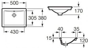 img 1 attached to Roca The Gap 893104100 wall-mounted toilet bowl with horizontal outlet chrome