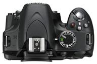 camera nikon d3200 kit af-s dx nikkor 18-55mm f/3.5-5.6g vr ii, black логотип