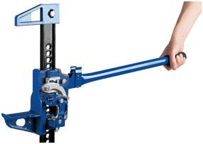 img 4 attached to Mechanical jack ZUBR Professional Hijack 43045-3-135_z01 (3 t) blue
