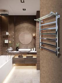 img 2 attached to Electric heated towel rail Trugor 554x800mm ladder shape 6 rungs universal connection