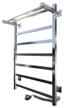 electric heated towel rail trugor 554x800mm ladder shape 6 rungs universal connection logo