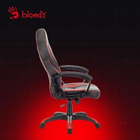 img 4 attached to Computer chair Bloody GC-350 gaming, upholstery: imitation leather, color: black/red