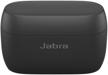 jabra elite 4 active wireless headphones, black logo