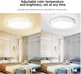 img 2 attached to Chandelier LED Yeelight YILAI 430 Hollow Design LED Smart Ceiling Light, 34 W, number of lamps: 1 pc., color: white