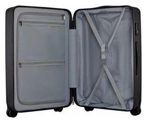 img 4 attached to NINETYGO Pilot Case, Polycarbonate, Grooved, Reinforced, 38L, Size S, Blue