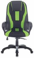 computer chair brabix premium rapid gm-102 gaming, upholstery: imitation leather/textile, color: black logo