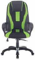 computer chair brabix premium rapid gm-102 gaming, upholstery: imitation leather/textile, color: black логотип