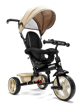 junion belli children''s tricycle with handle, beige logo