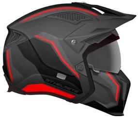 img 2 attached to Helmet MT TR902XSV STREETFIGHTER Twin C5 (XXL, Matt Red)