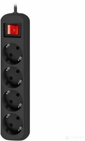 img 4 attached to Extension cord Defender G430, 4 sockets, s/o, 10A / 2200 W black 3 m
