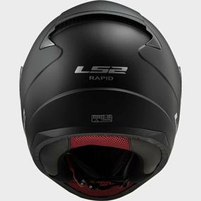 img 1 attached to Children''s helmet LS2 FF353 RAPID Mini Single Mono (S, Gloss Black)