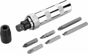 img 3 attached to Screwdriver with interchangeable bits DEKO TZ7, 7 pcs., gray