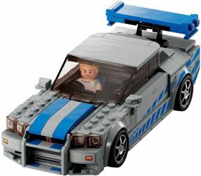 img 4 attached to LEGO Fast&Furious 76917 Nissan Skyline GT-R (R34), 319 children