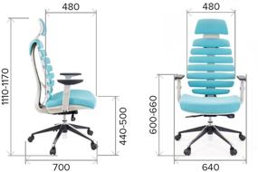 img 4 attached to Executive computer chair Everprof Ergo, upholstery: textile, color: turquoise