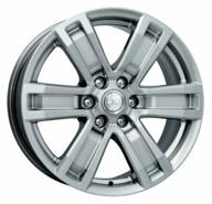 wheel disk k&k r7-rolf 7.5x17/6x139.7 d106.1 et30, dark platinum логотип