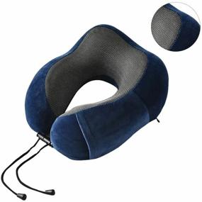 img 4 attached to Neck pillow Travel Kit 4in1