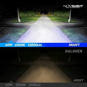 img 3 attached to LED car LED lamp Novsight N61 H7 base PX26d 60W 2 pcs 6500K 13000Lm bright white light