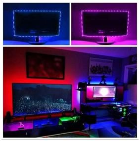 img 3 attached to LED strip 3528RGB color, SMD Tape 5 meters + remote control, power supply, 12w, 60 LEDS