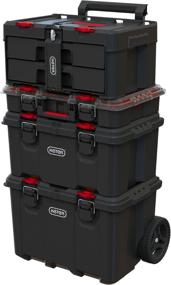 img 1 attached to Keter Stack N Roll Power Tool Case (17211432)