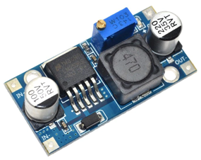 img 1 attached to Adjustable step-down module DC-DC LM2596S converter, built-in voltage regulator