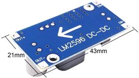 img 3 attached to Adjustable step-down module DC-DC LM2596S converter, built-in voltage regulator