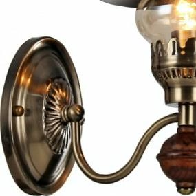 img 3 attached to Wall lamp Arte Lamp Trattoria A5664AP-1AB, E14, 60 W, number of lamps: 1 pcs., armature color: bronze