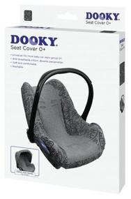 img 2 attached to DOOKY Seat cover 0+ Melange 126810 / 126811, gray melange