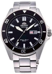 img 2 attached to Wrist watch ORIENT AA0008B1 mechanical, automatic, waterproof, shockproof, illuminated hands, swivel bezel