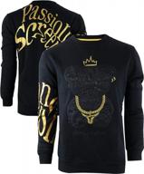 urban style: screenshot men's graffiti hip hop fleece crew neck sweatshirt logo